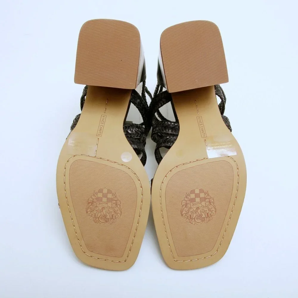 NWT‎ Vince Camuto Nissena Leather Strappy Heeled Sandals